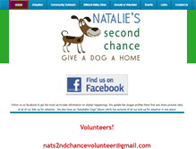 Tablet Screenshot of nataliessecondchance.org